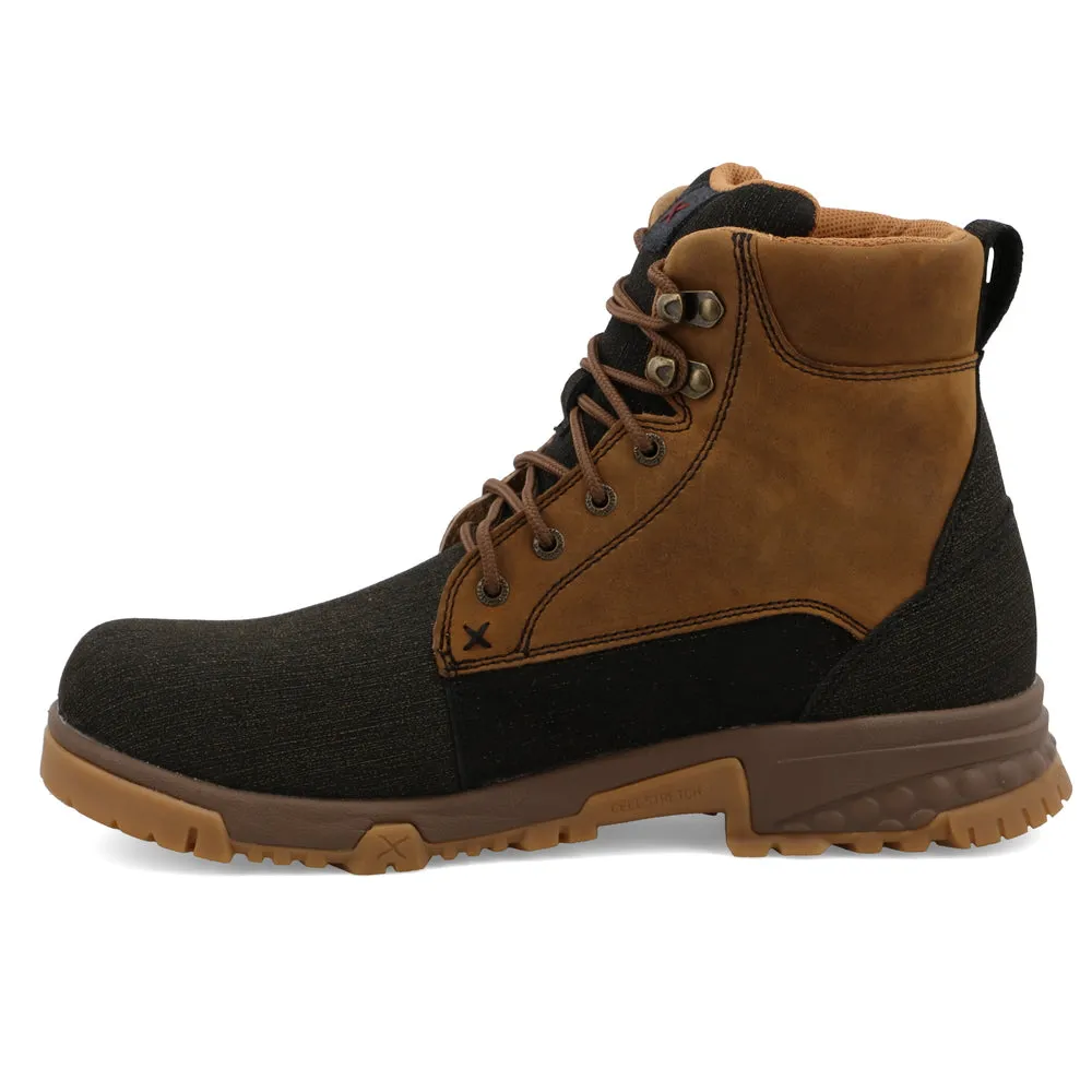 'Twisted X' Men's 6" Work EH Alloy Toe - Brown